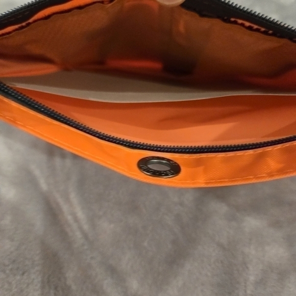 iScholar Jumbo Expandable Pencil Pouch, 3 Pockets, Orange - Picture 13 of 14